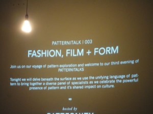 Patternity talk