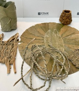 Locally foraged materials