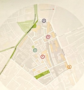 Map Elephant and Castle walk